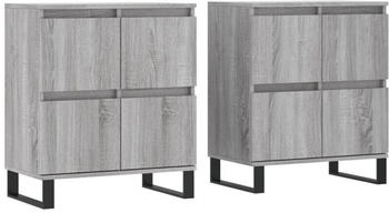 vidaXL Sideboards 2 Stk. Holzwerkstoff 120x70cm (3190187)