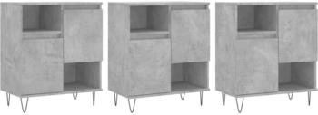 vidaXL Sideboards 3 Stk. Holzwerkstoff 180x70cm (3190153)
