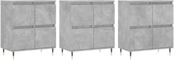 vidaXL Sideboards 3 Stk. Holzwerkstoff 180x70cm (3190193)