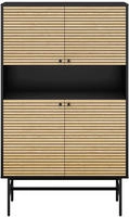SalesFever Highboard "Torsby Stilvolle Hochkommode f&uuml;r extra Stauraum"