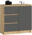 graphit/artisan-eiche: Akord Furniture Factory Jerry 80x77cm