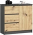 artisan-eiche/graphit: Akord Furniture Factory Jerry 80x77cm