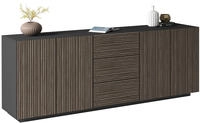 Home affaire Sideboard "Vega Sideboard,Kommode,220 cm" mit 4 T&uuml;ren und 3