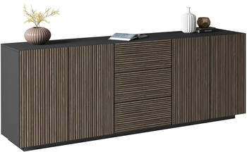 INOSIGN Vega 220x86cm matt-anthrazit/dunkel-cannet&eacute;