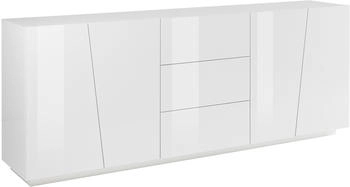 INOSIGN Vega 220x86cm hochglanz-weiß