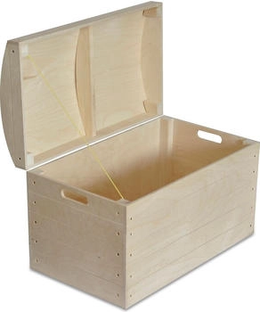 Creative Deco Große Holztruhe 57x37cm