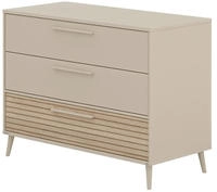 PAIDI Wickelkommode "EEFJE in Beige, 3 Schubladen mit Soft-Close, verschiedene