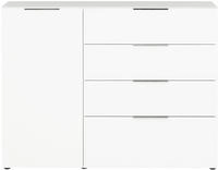 GERMANIA Sideboard "Oakland" in 2 Breiten, Fronten und Oberboden mit Glasauflage