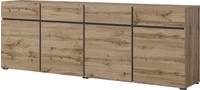 OTTO home Sideboard "Cross,Breite 225 cm, moderne grifflose Kommode,4 T&uuml;ren/4