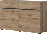 OTTO home Sideboard "Cross,Breite 119,5 cm, moderne grifflose Kommode,2 T&uuml;ren/2