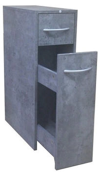 HTI-Line Thekla Beistellschrank 20 x 61 x 40 cm Beton