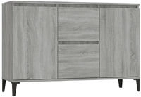 vidaXL Sideboard Grau Sonoma 102x35x70 cm Holzwerkstoff