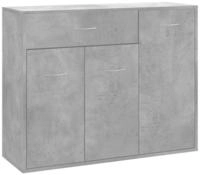 vidaXL Sideboard Betongrau 88x30x70 cm Holzwerkstoff