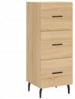 Sideboard Sonoma-eiche 34,5x34x90 Cm Holzwerkstoff - Vidaxl
