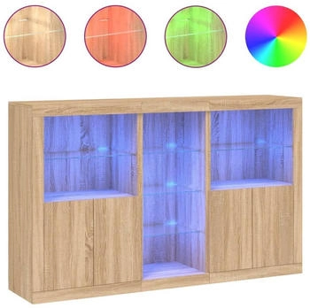 vidaXL Sideboard mit LED-Leuchten 162x100cm (3209172)