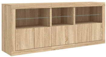vidaXL Sideboard mit LED-Leuchten 162x67cm (3208997)