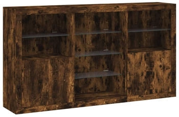 vidaXL Sideboard mit LED-Leuchten 181,5x100cm (3209181)