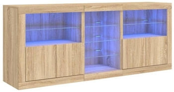 vidaXL Sideboard mit LED-Leuchten 181,5x67cm (3209039)
