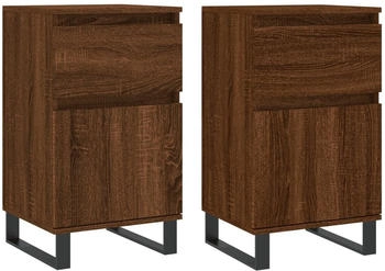 vidaXL Sideboards 2 Stk. Holzwerkstoff 40x70cm (831179)