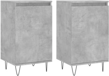 vidaXL Sideboards 2 Stk. Holzwerkstoff 40x70cm (831061)