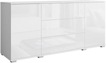 INOSIGN Kenia 150x68cm mattweiß/hochglanzweiß