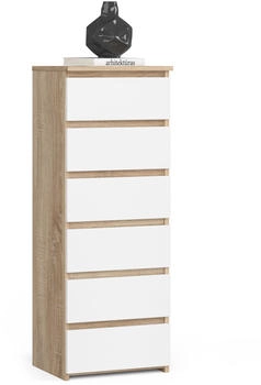 Akord Furniture Factory CL6 40x109cm sonoma-eiche/weiß
