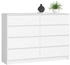 Akord Furniture Factory K140 138x99cm miz 8 Schubladen