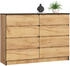 Akord Furniture Factory K140 138x99cm miz 8 Schubladen