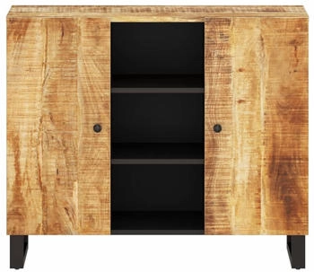 vidaXL Sideboard mit 2 Türen Massivholz Mango 90x75cm (352925)
