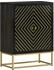 vidaXL Sideboard mit 2 Türen Gold Massivholz Mango 55x75cm (352042)