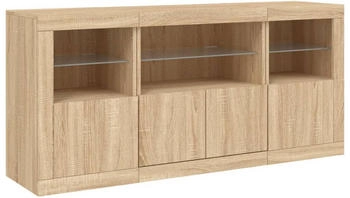 vidaXL Sideboard mit LED-Leuchten 142,5x67cm (3209067)
