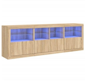 vidaXL Sideboard mit LED-Leuchten 202x67cm (3209011)