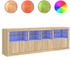vidaXL Sideboard mit LED-Leuchten 202x67cm (3209011)