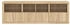 vidaXL Sideboard mit LED-Leuchten 202x67cm (3209011)