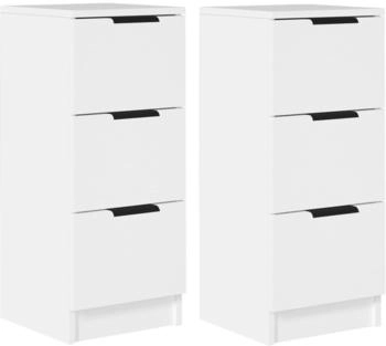 vidaXL Sideboards 2 Stk. Holzwerkstoff 30x70cm (811152)