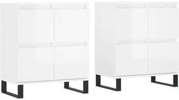 vidaXL Sideboards 2 Stk. Holzwerkstoff 120x70cm (3190183)