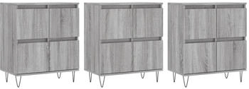 vidaXL Sideboards 3 Stk. Holzwerkstoff 180x70cm (3190203)