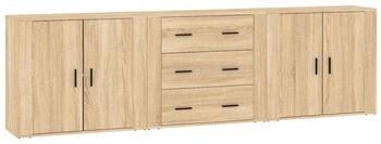 vidaXL Sideboards 3 Stk. Holzwerkstoff 80x70cm (3185402)