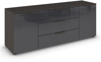 Rauch Flipp 160x61cm graphit/Glas basalt