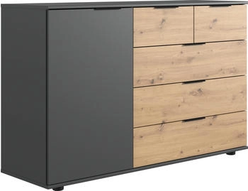 Wimex Gibraltar 130x83cm graphit/artisan-eiche