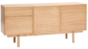 Hübsch Interior Sideboard mit Fächern 140x65cm eiche