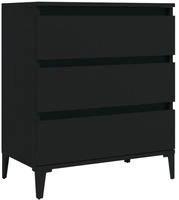 vidaXL Sideboard Schwarz 60x35x70 cm Holzwerkstoff