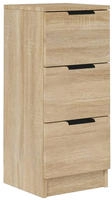 vidaXL Sideboard Sonoma-Eiche 30x30x70 cm Holzwerkstoff