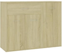 vidaXL Sideboard Sonoma-Eiche 88x30x70 cm Holzwerkstoff