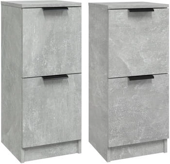 vidaXL Sideboards 2 Stk. Holzwerkstoff 30x70cm (811178)