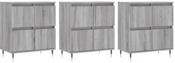 vidaXL Sideboards 3 Stk. Holzwerkstoff 180x70cm (3190195)