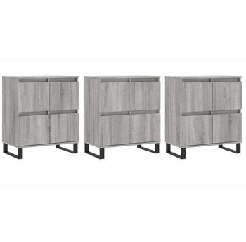 vidaXL Sideboards 3 Stk. Holzwerkstoff 180x70cm (3190211)