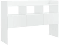 vidaXL Sideboard Hochglanz-Wei&szlig; 105x30x70 cm Holzwerkstoff
