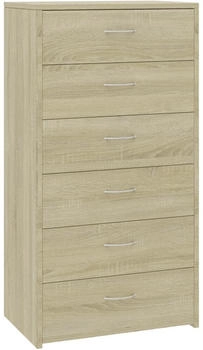 vidaXL Sideboard 6 Schubladen Holzwerkstoff 50x96cm (800669)