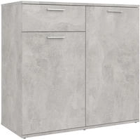 vidaXL Sideboard Betongrau 80x36x75 cm Holzwerkstoff